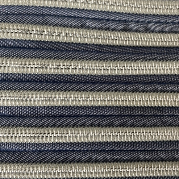 BAM denim colored bag. - Picture 3 of 7